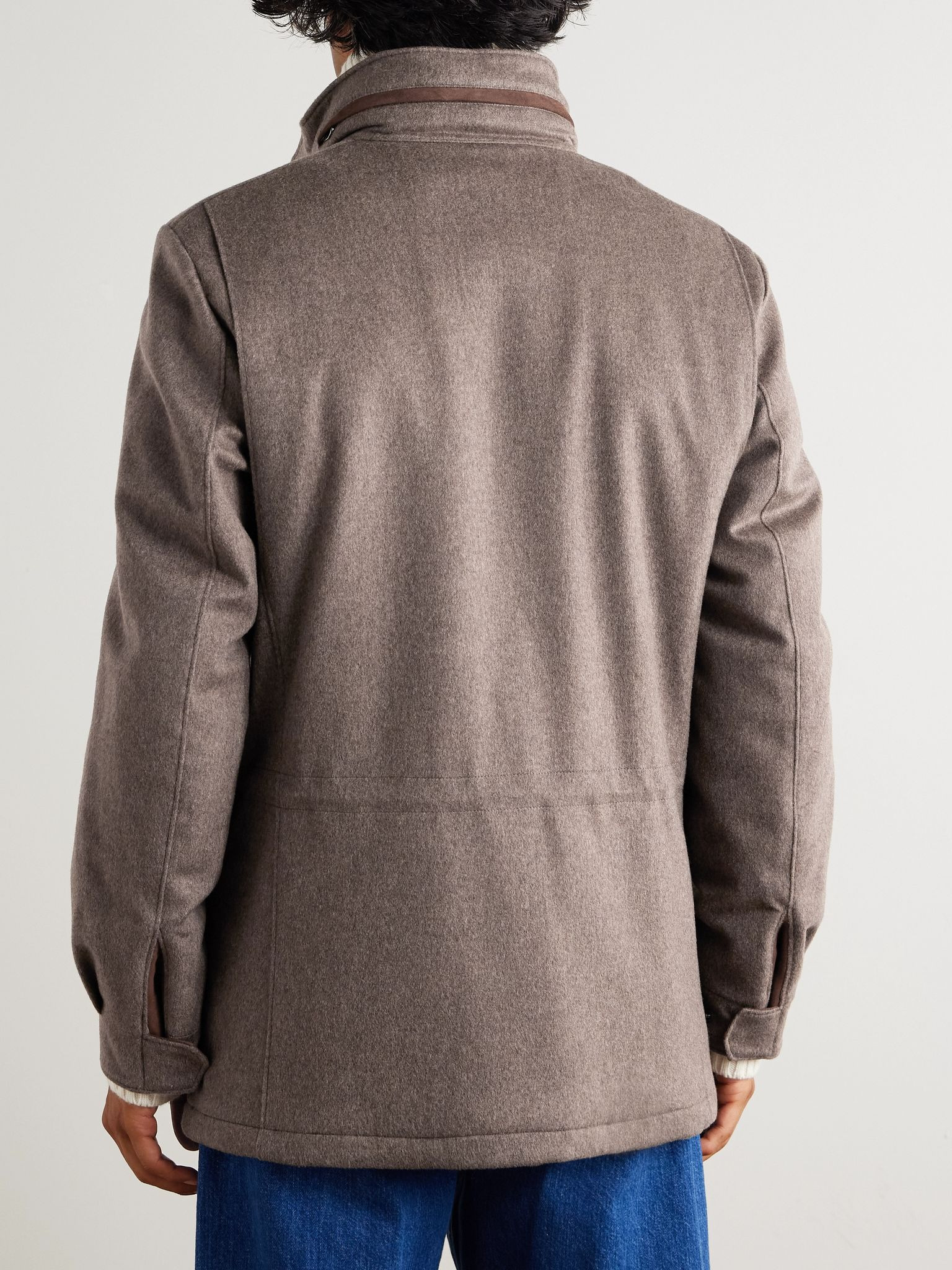 Traveller Padded Rain System® Cashmere Field Jacket Brown - 4