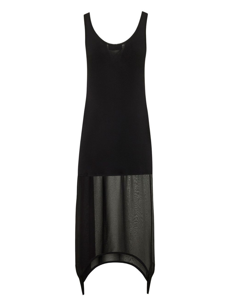 FENDI trompe-l’oeil effect midi dress outlook