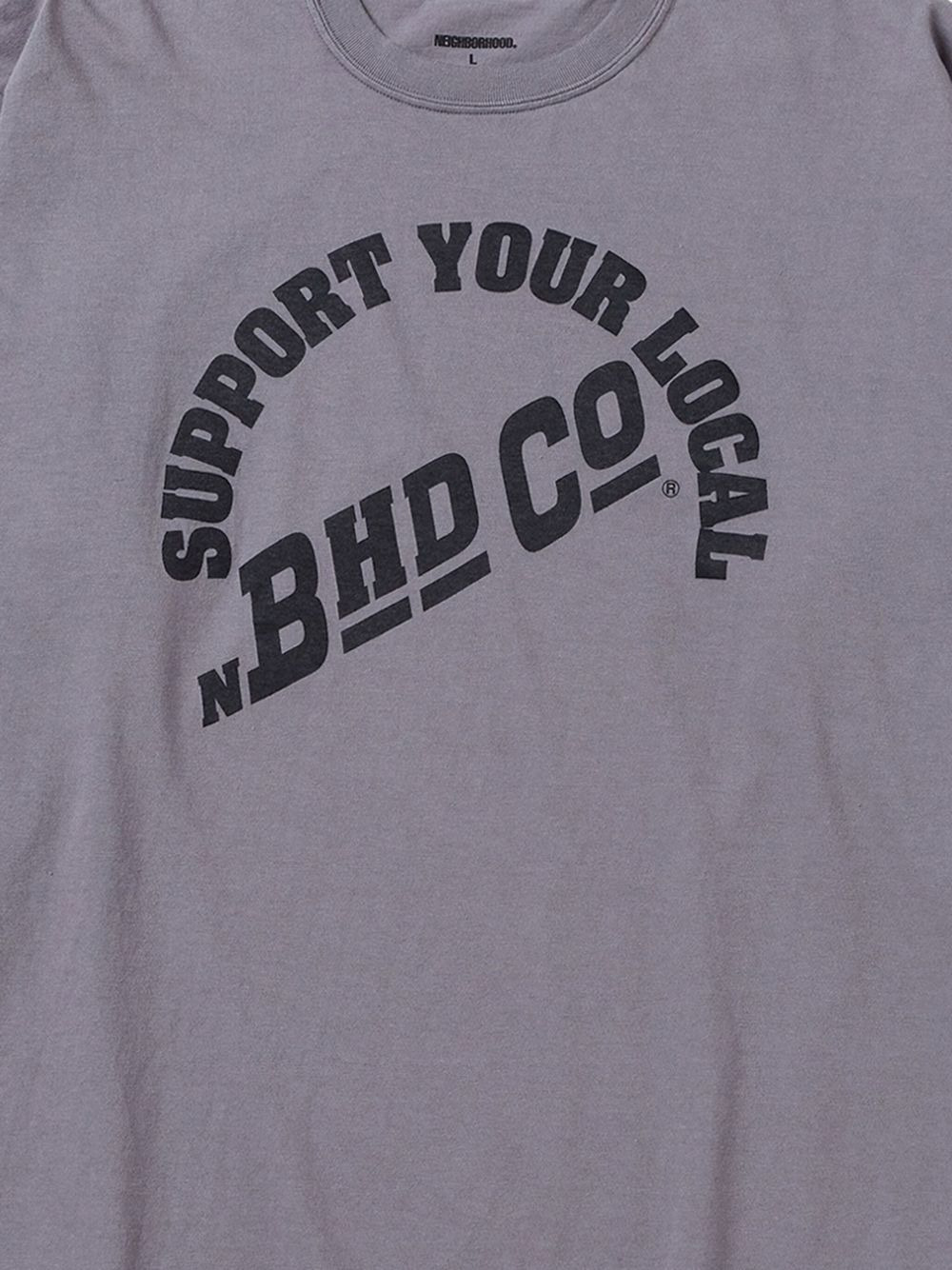 lettering-print long-sleeve T-shirt - 2