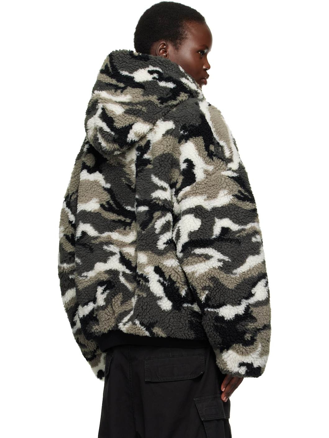 Gray Ski Zip-Up Hoodie - 3
