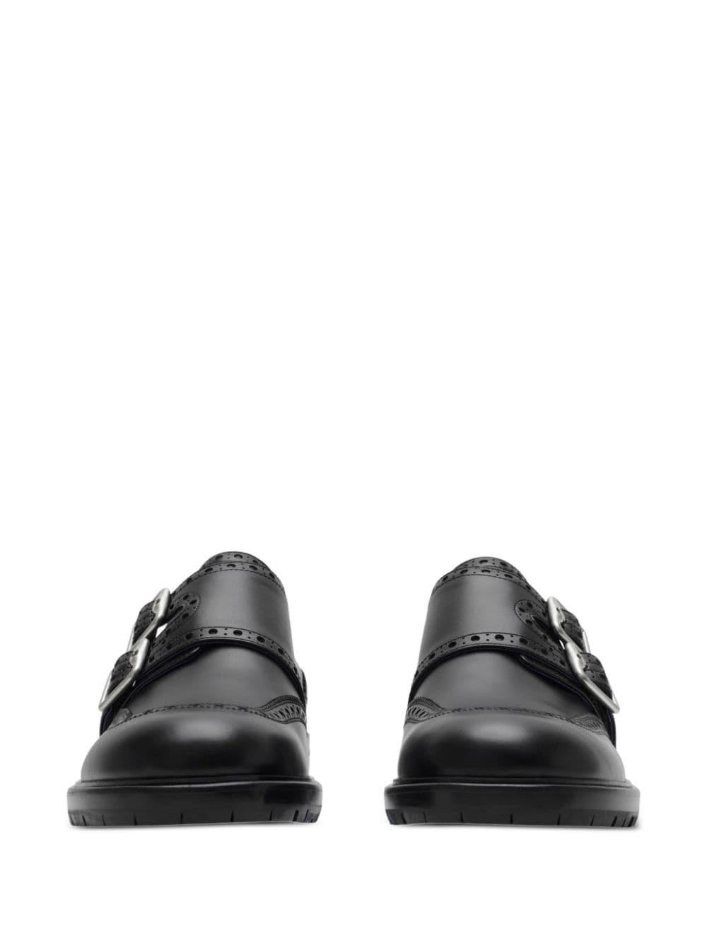 leather Soho monk shoes - 3