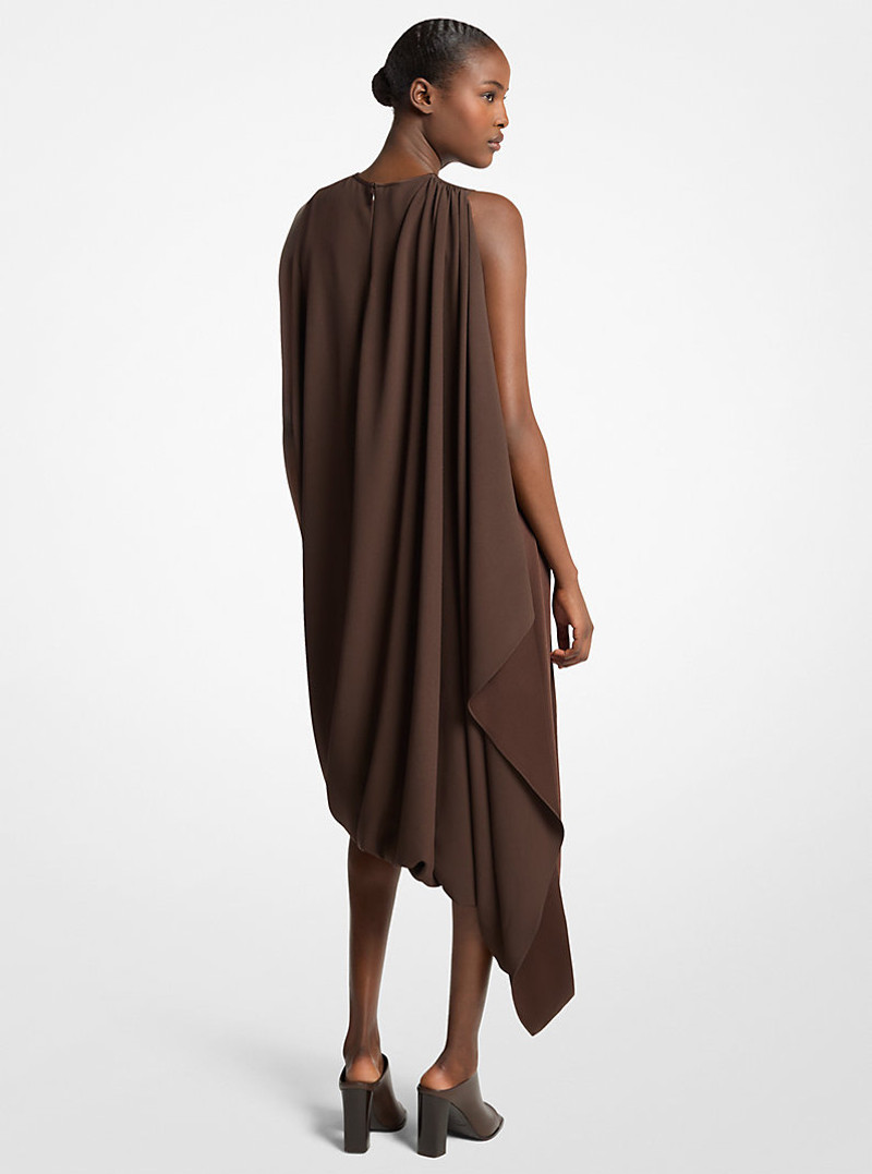 MICHAEL KORS COLLECTION Draped Techno Satin Sail Dress outlook
