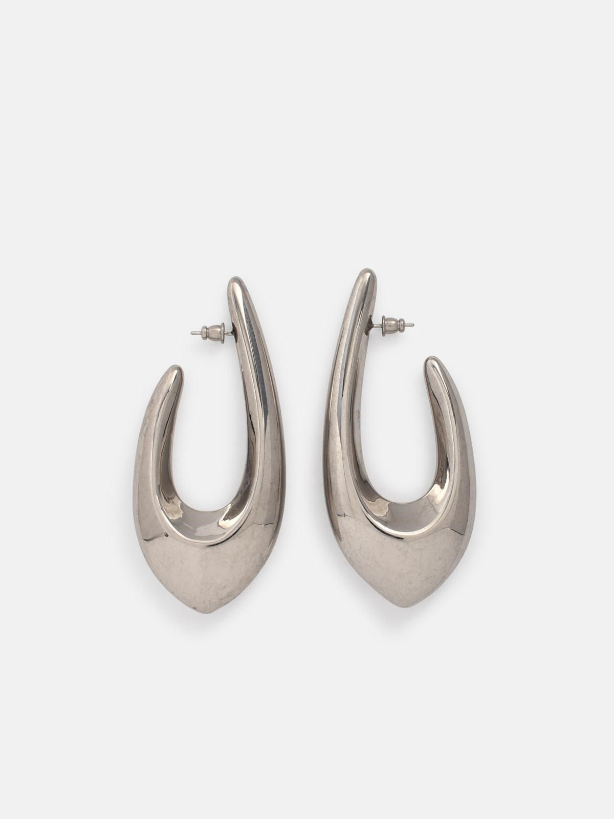 SILVER 'SPADA DROP' EARRINGS - 3
