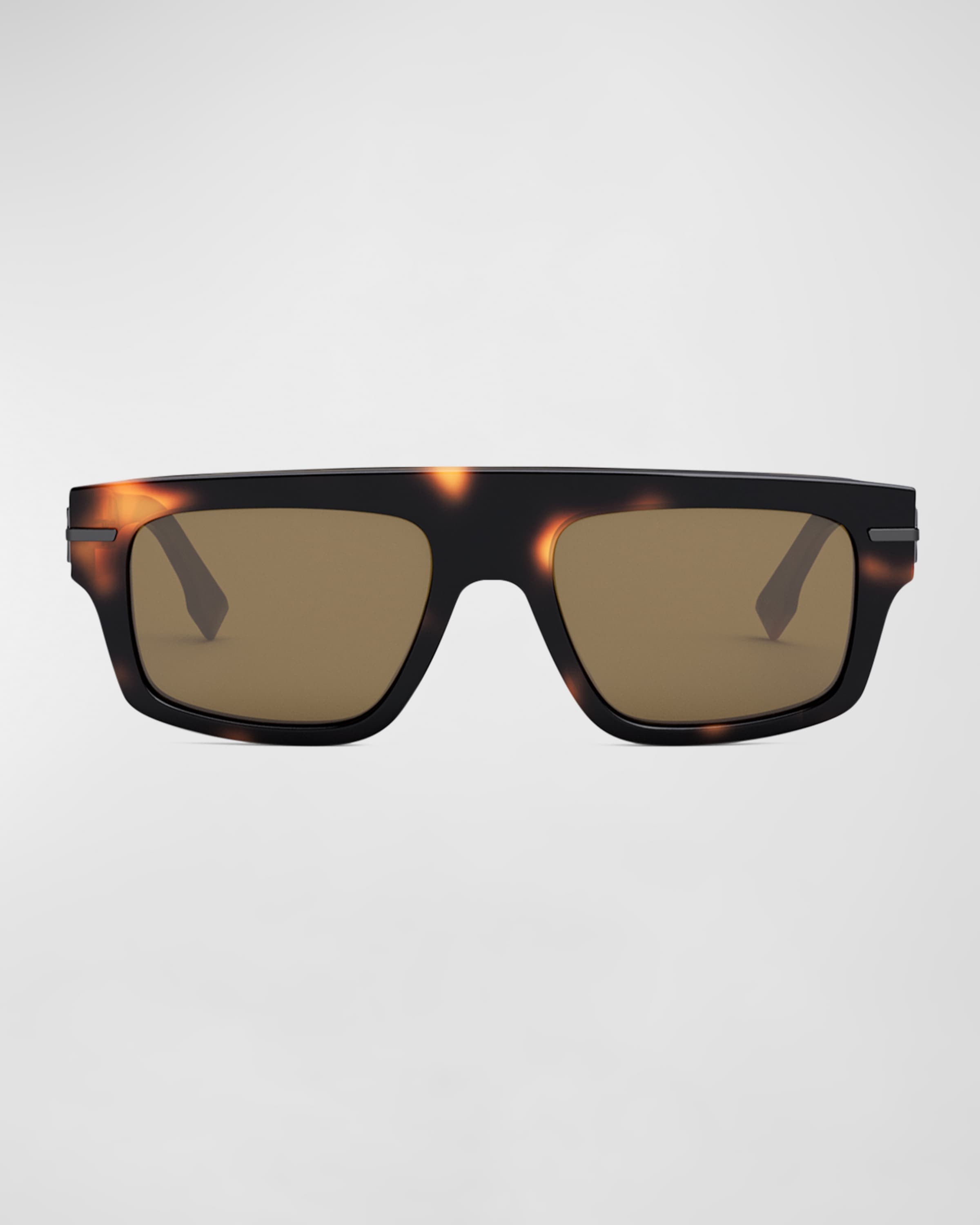 Men's Fendigraphy Acetate Rectangle Sunglasses - 4