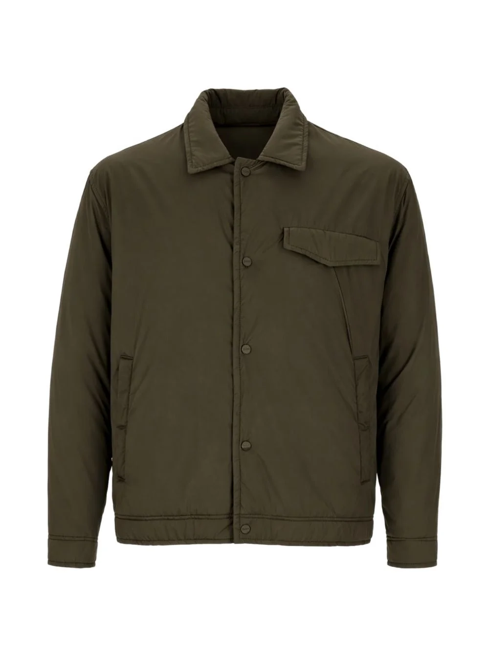 button-up shirt jacket - 1