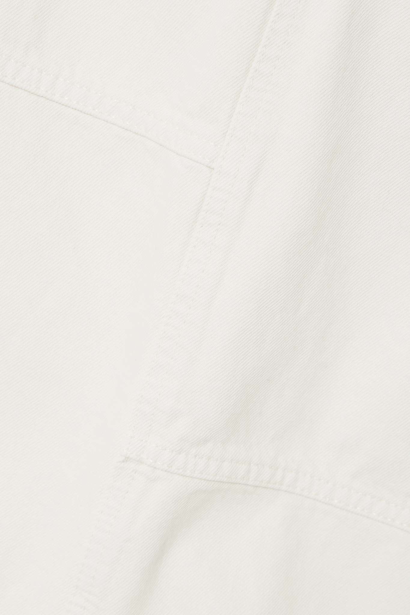 Paneled denim midi skirt - 4