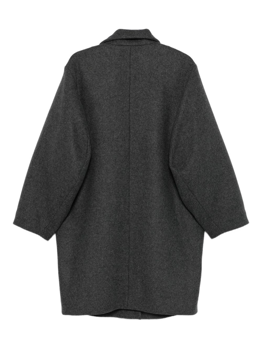 button-fastening coat - 2