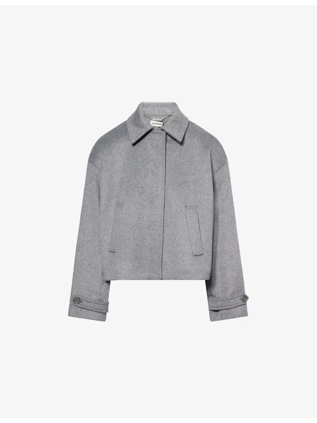 Colby Cropped Wool-Blend Jacket - 1