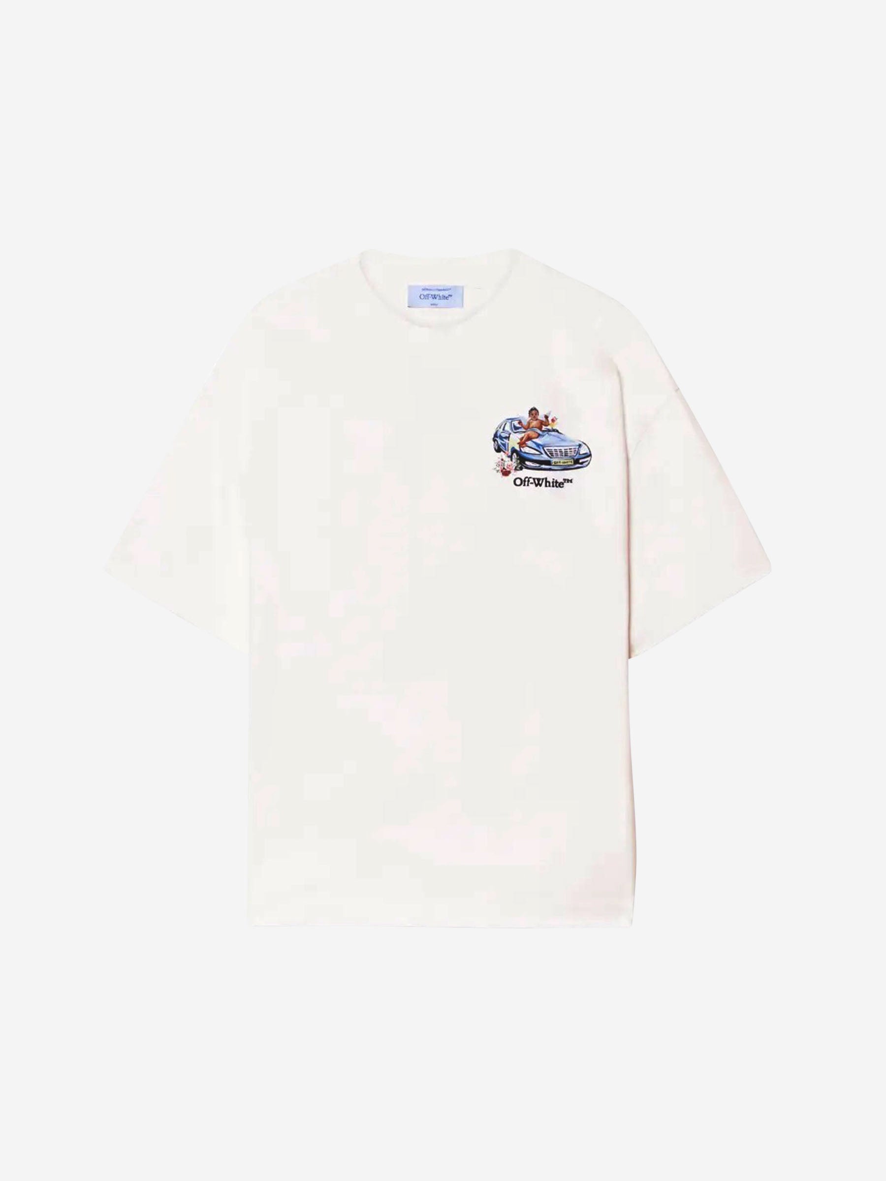 【関税込み】Off-White ホワイト Fresco Arrow Tシャツ Off-White Fresco Arrow T-shirt | White | FARFETCH