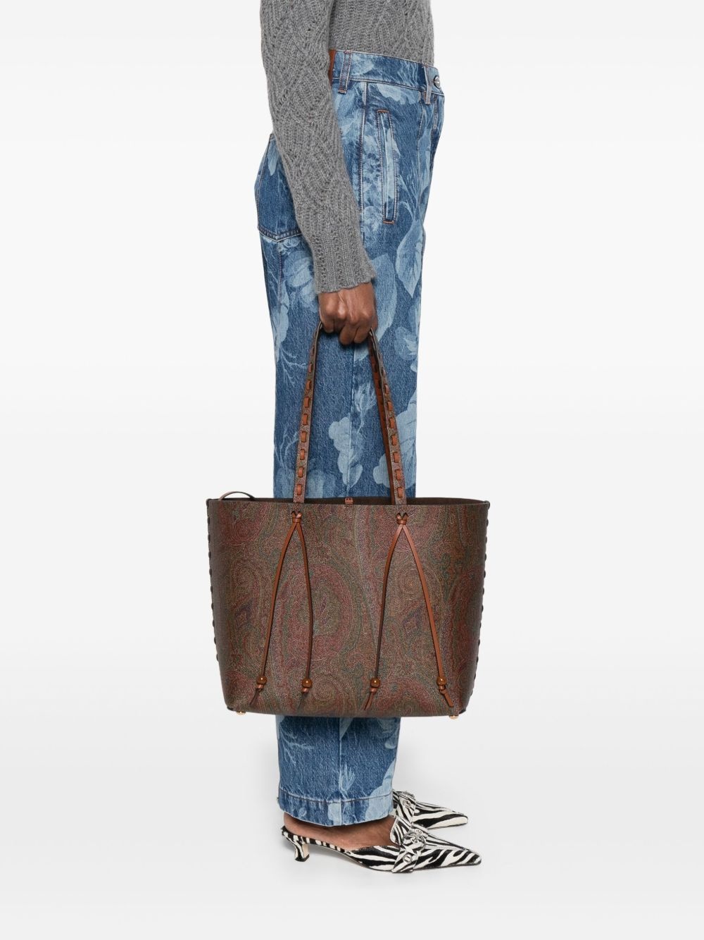 paisley-print tote bag - 2