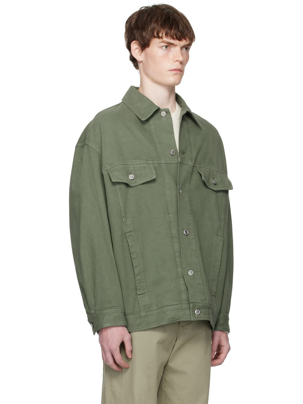 Green Elvis Denim Jacket - 2