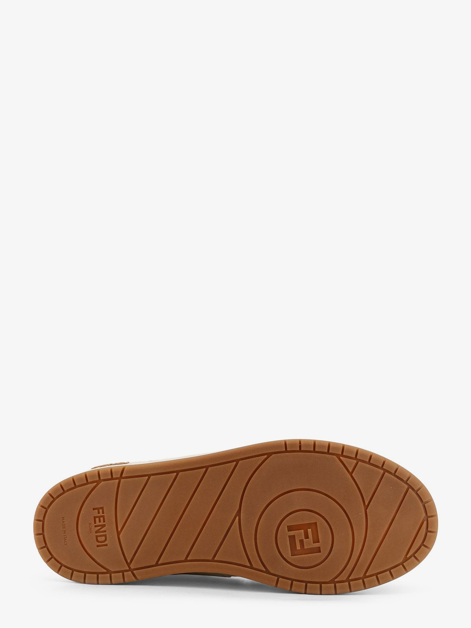 Fendi Fendi Match Ff Jacquard And Leather Sneakers - 4