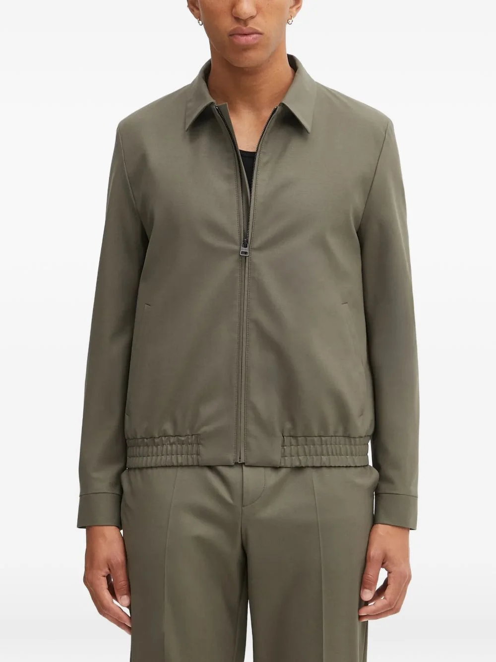 Helly zip-up collared jacket - 1