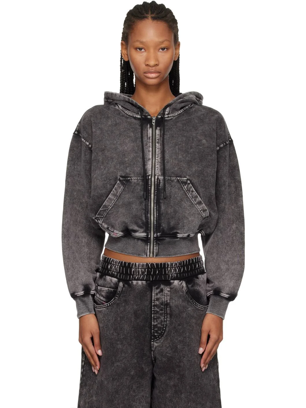 Gray F-Elycy-Aa2 Hoodie - 1