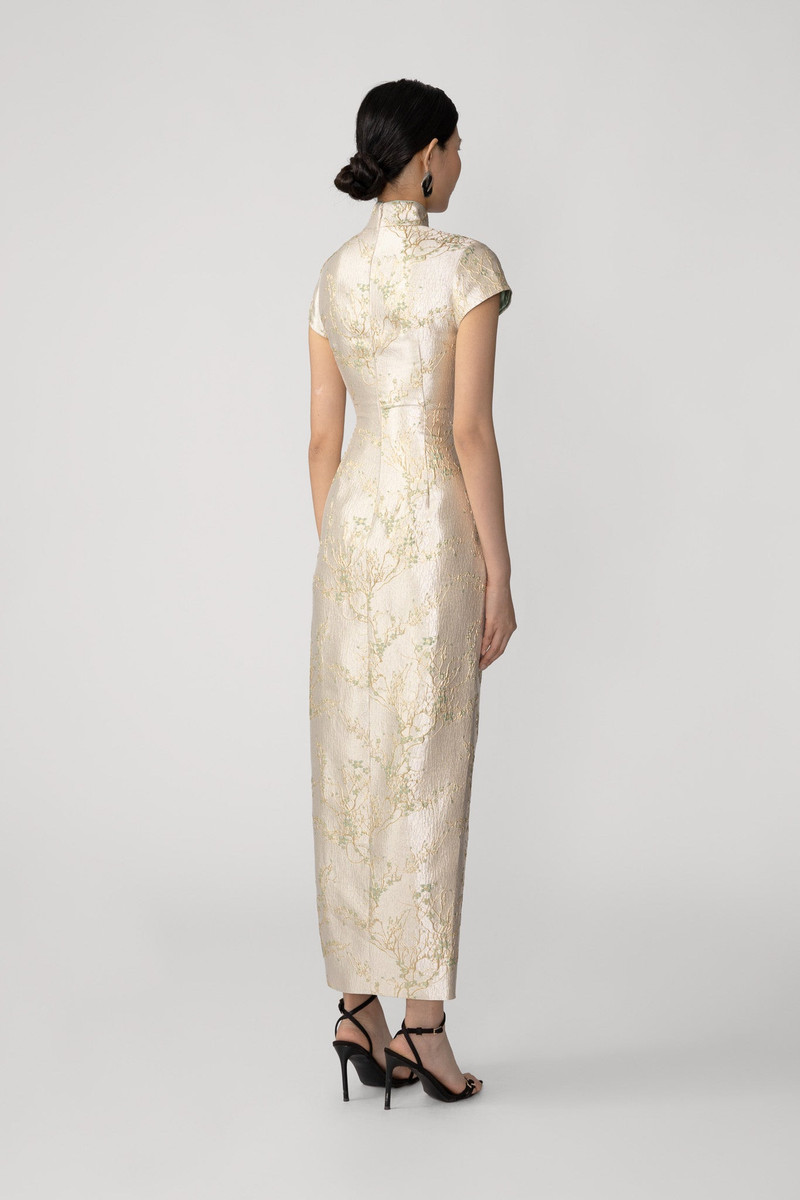 SAU LEE JOSEPHINE JACQUARD DRESS outlook