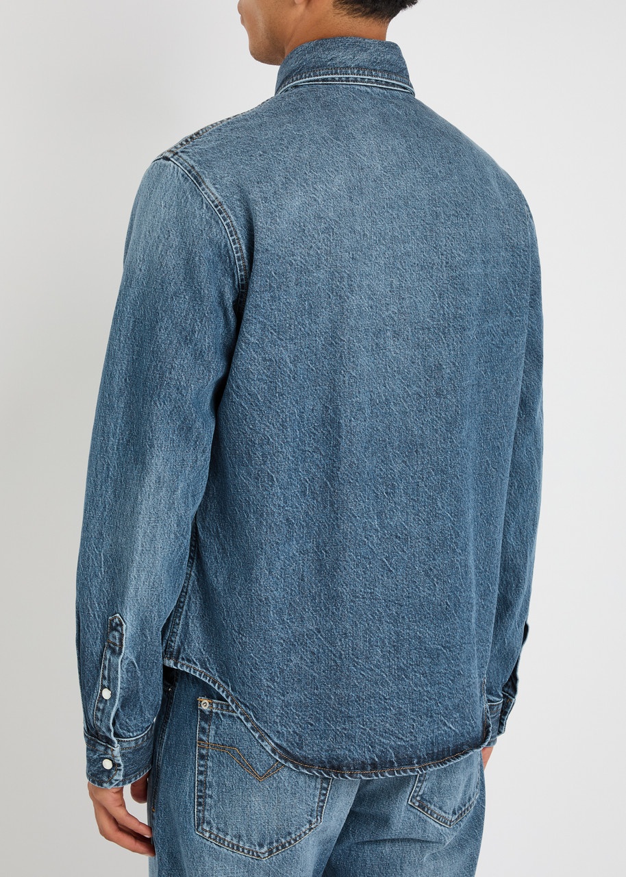 Versace Logo Denim Shirt - 3