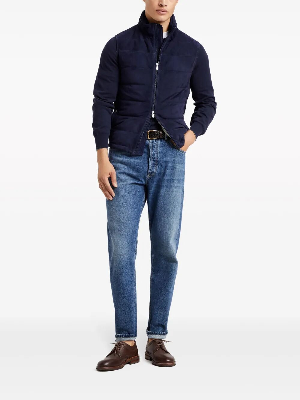Brunello Cucinelli Men Round Neck Sweater - 5