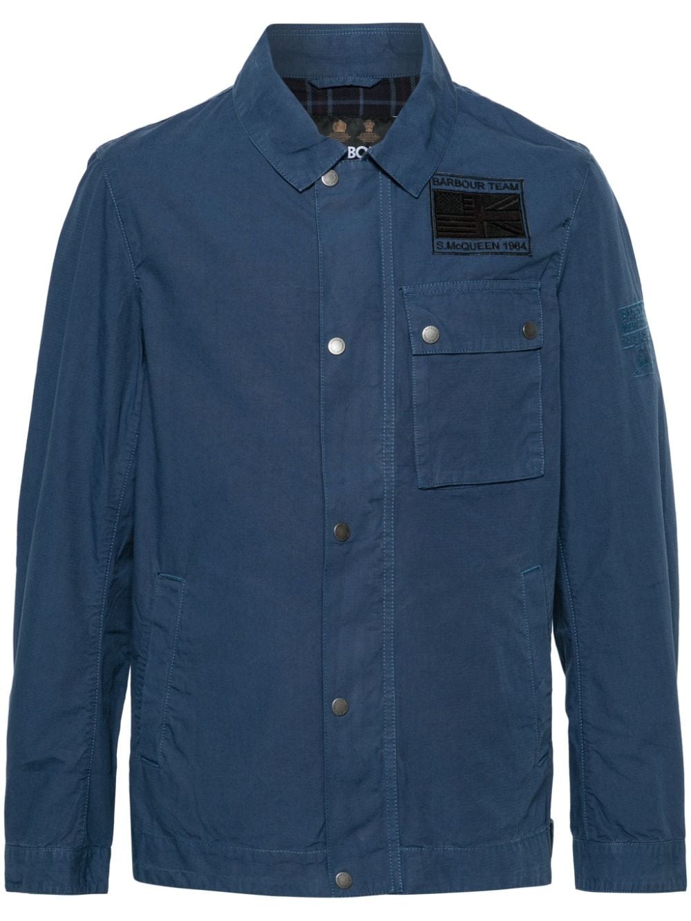 Workers cotton shirt jacket - 1