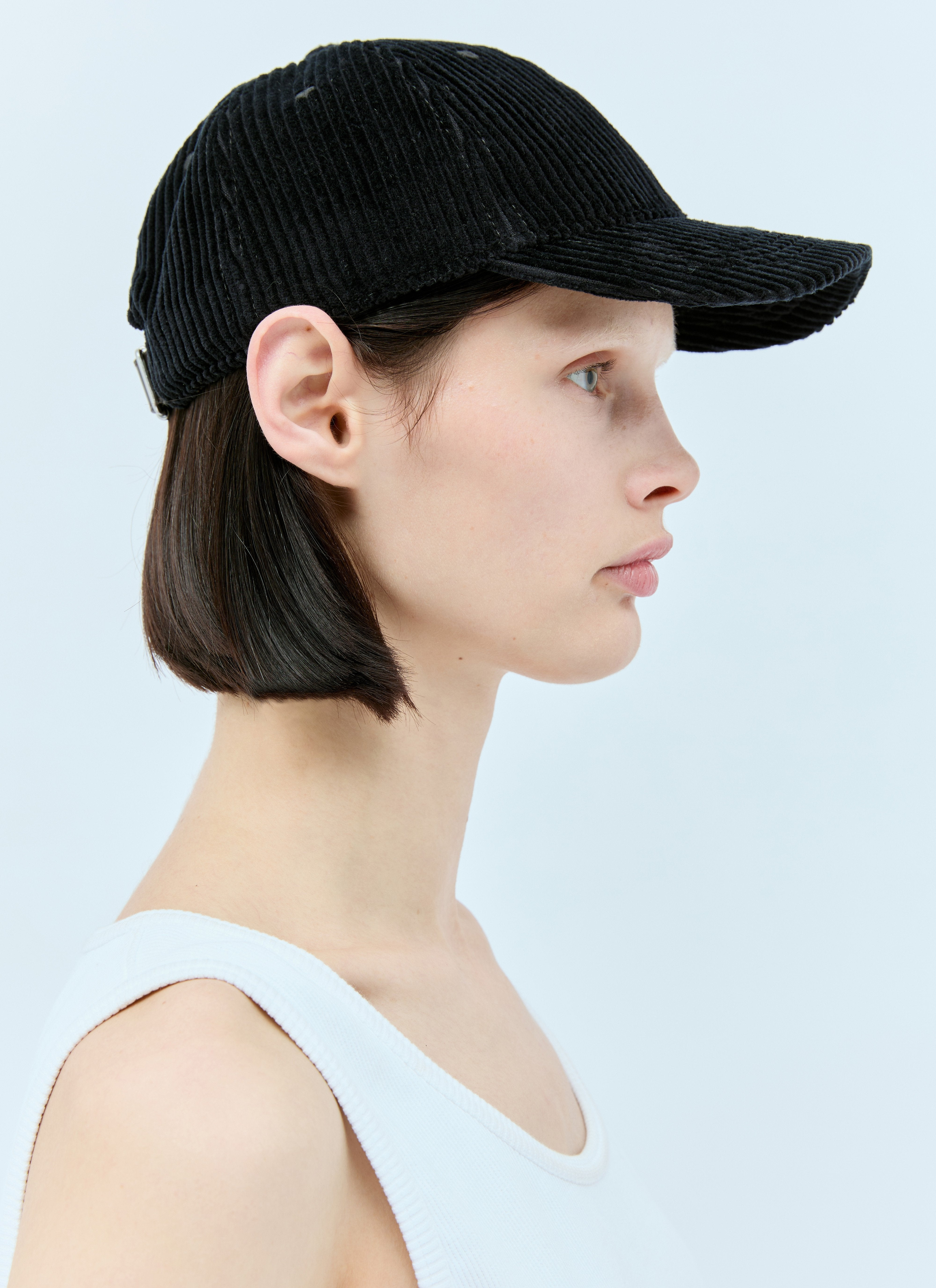 Bottega Veneta Women Corduroy Baseball Cap - 2
