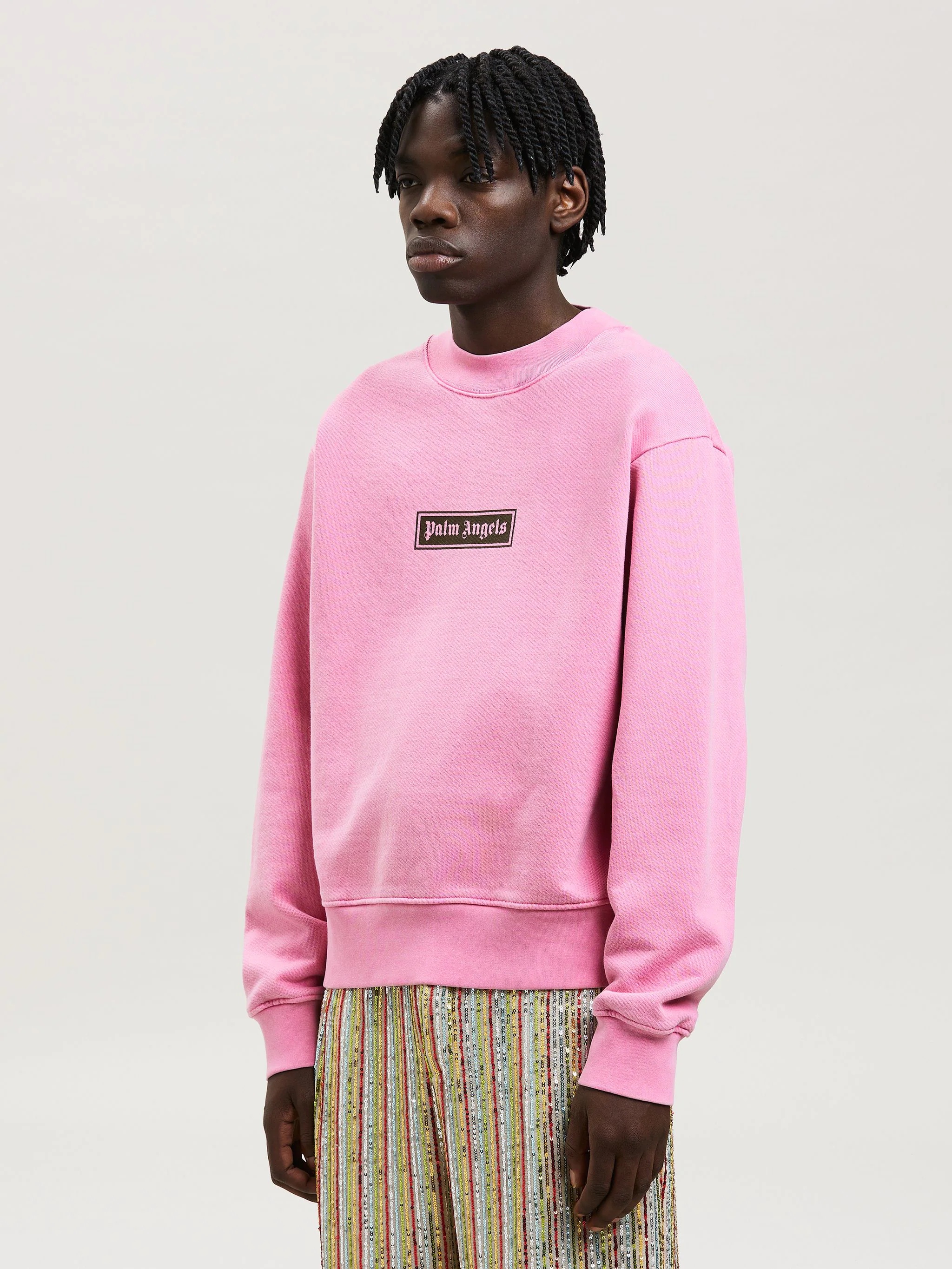 GARMENT DYE BOX LOGO SWEATSHIRT - 4