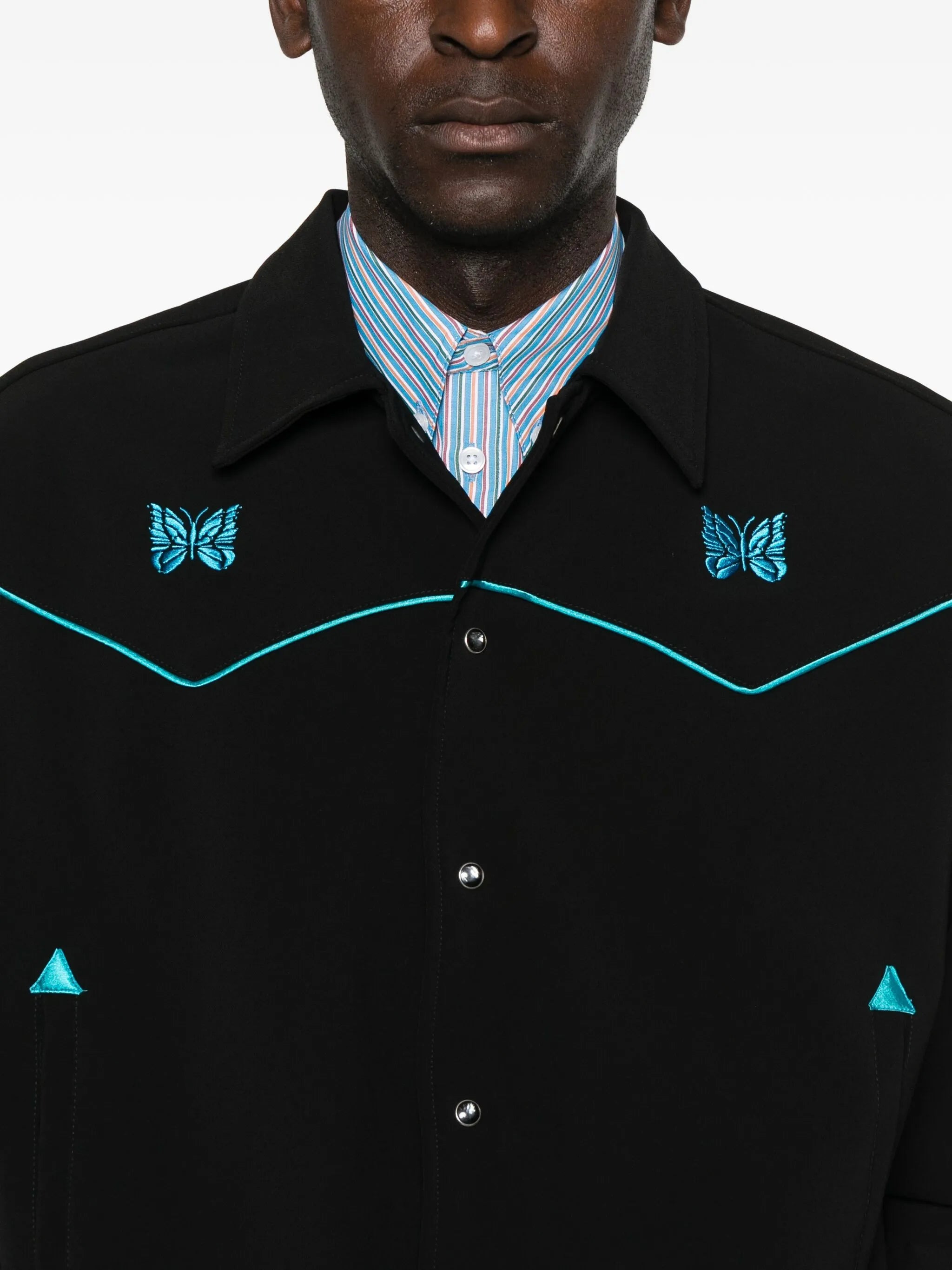 Needles Butterfly-appliqué Jacket - 5