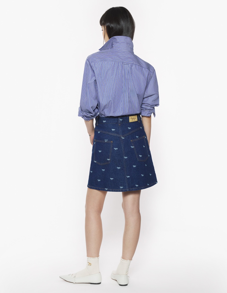 MINI DENIM SKIRT - 5