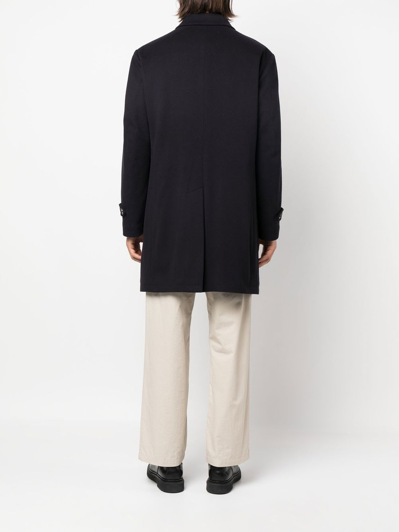 single-breasted button-fastening coat 4
