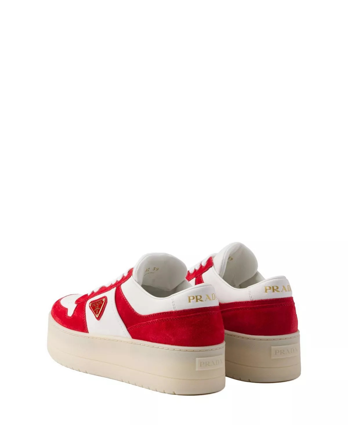 Women's Downtown Bold Nappa Leather and Suede Sneakers - 4