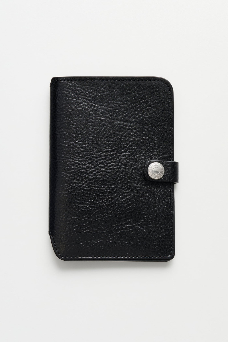 Passport Cover Deep Black Leather 1
