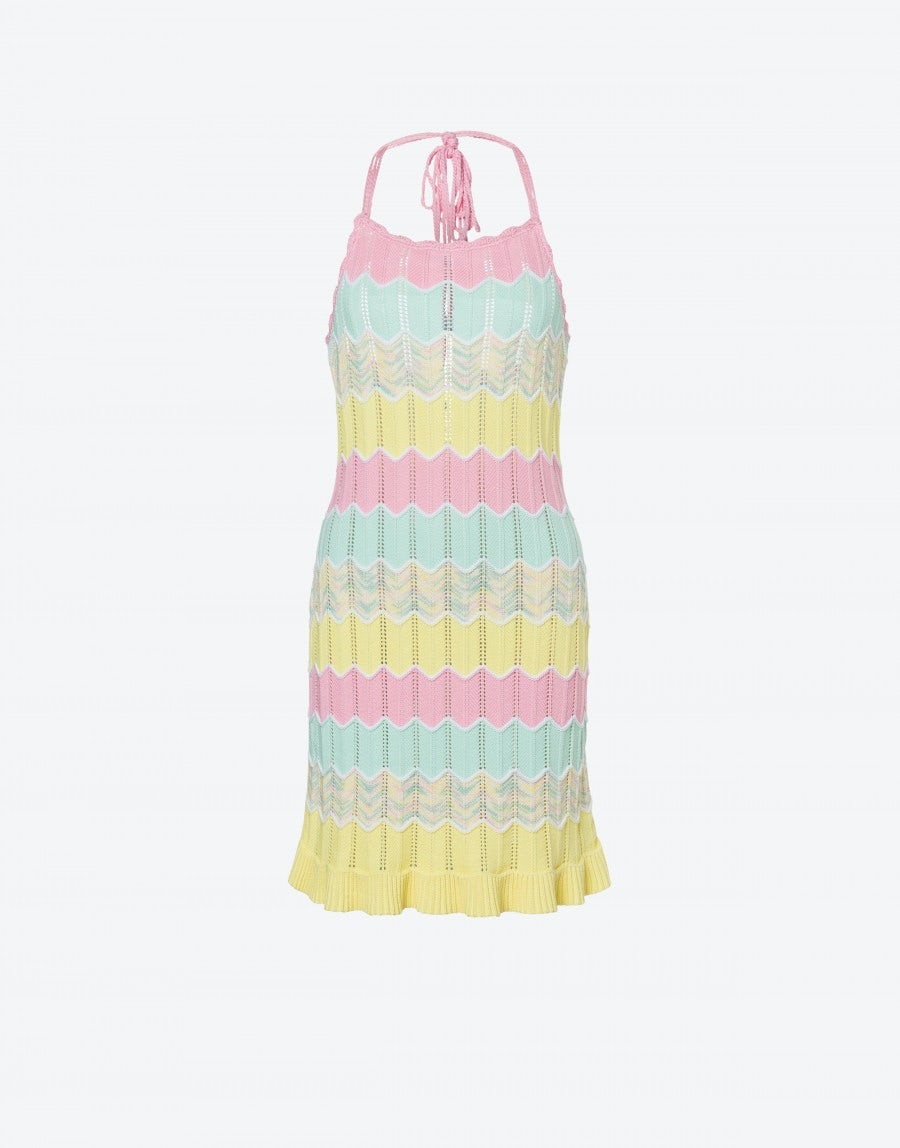 CHEVRON KNIT DRESS - 1