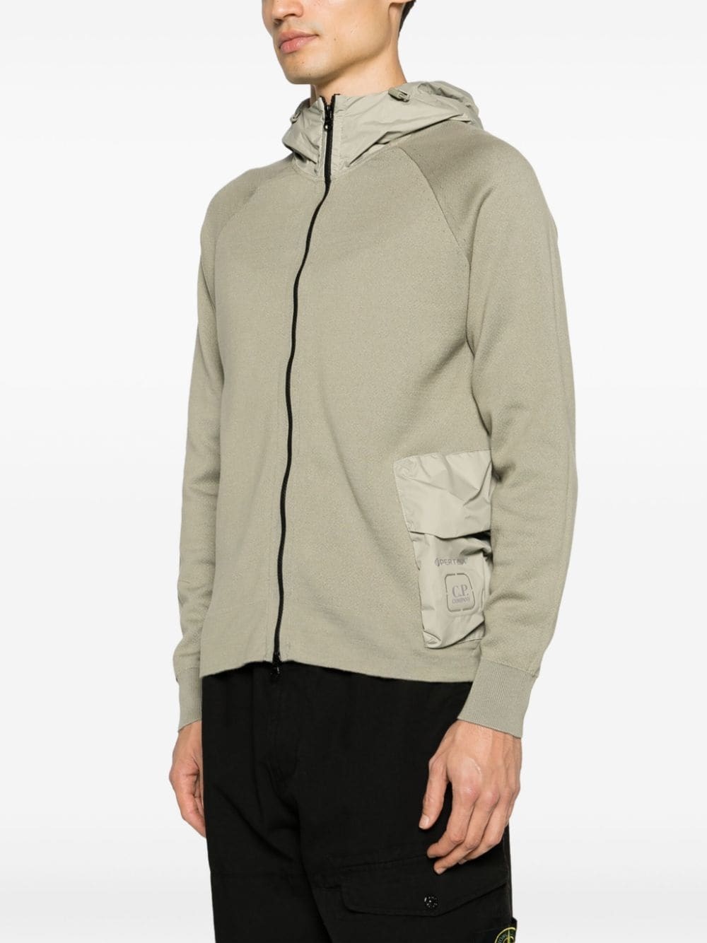 Metropolis Series hooded cardigan - 3