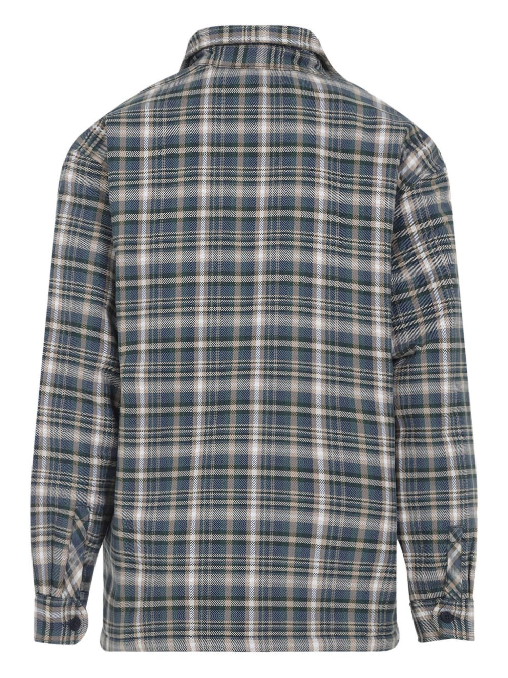 checked pocketed shirt - 2