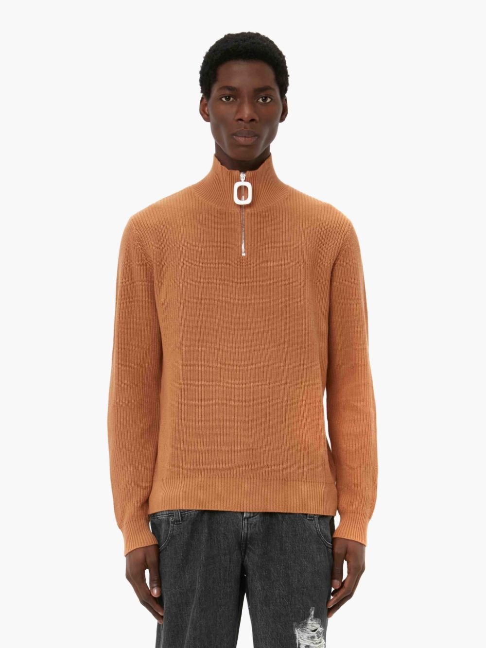 JW Anderson JWA PULLER HALF ZIP JUMPER REVERSIBLE