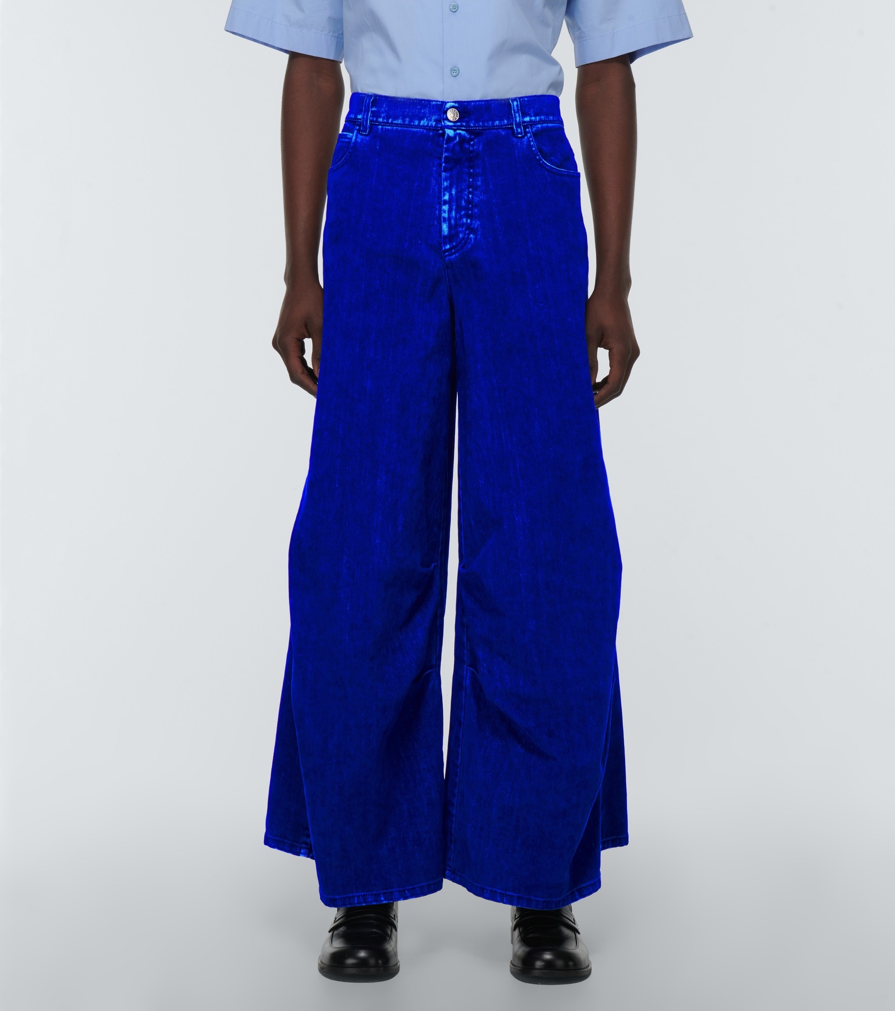 Mid-rise barrel-leg jeans - 3