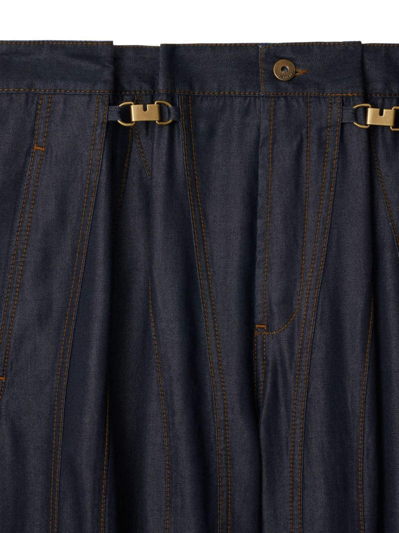 Burberry panelled jeans outlook