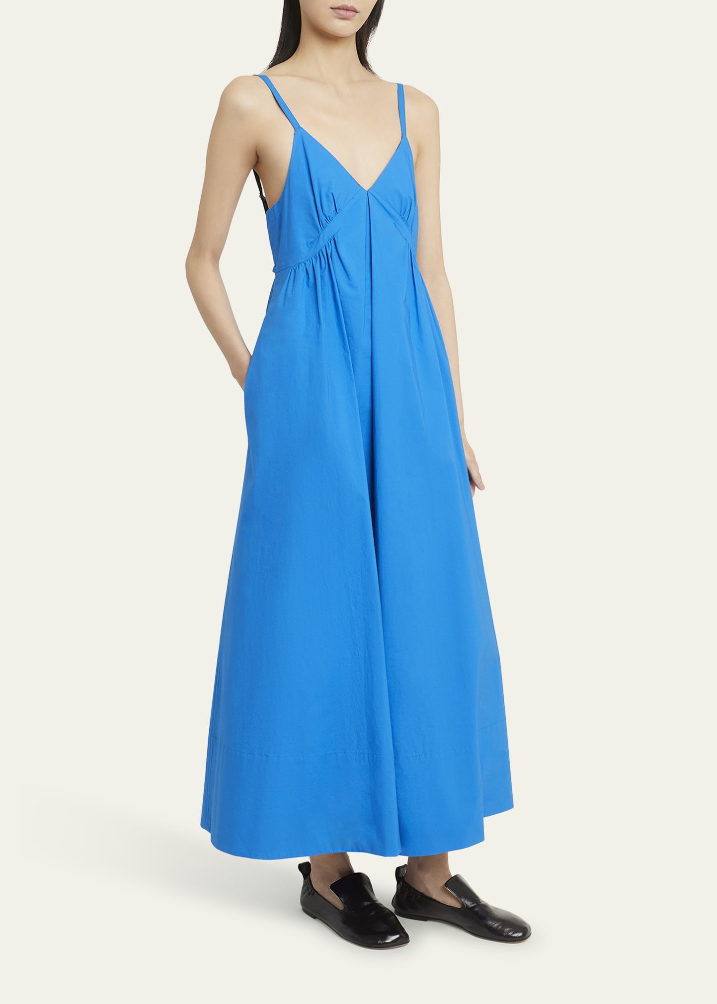 Barker Sleeveless Stretch Poplin Dress - 4