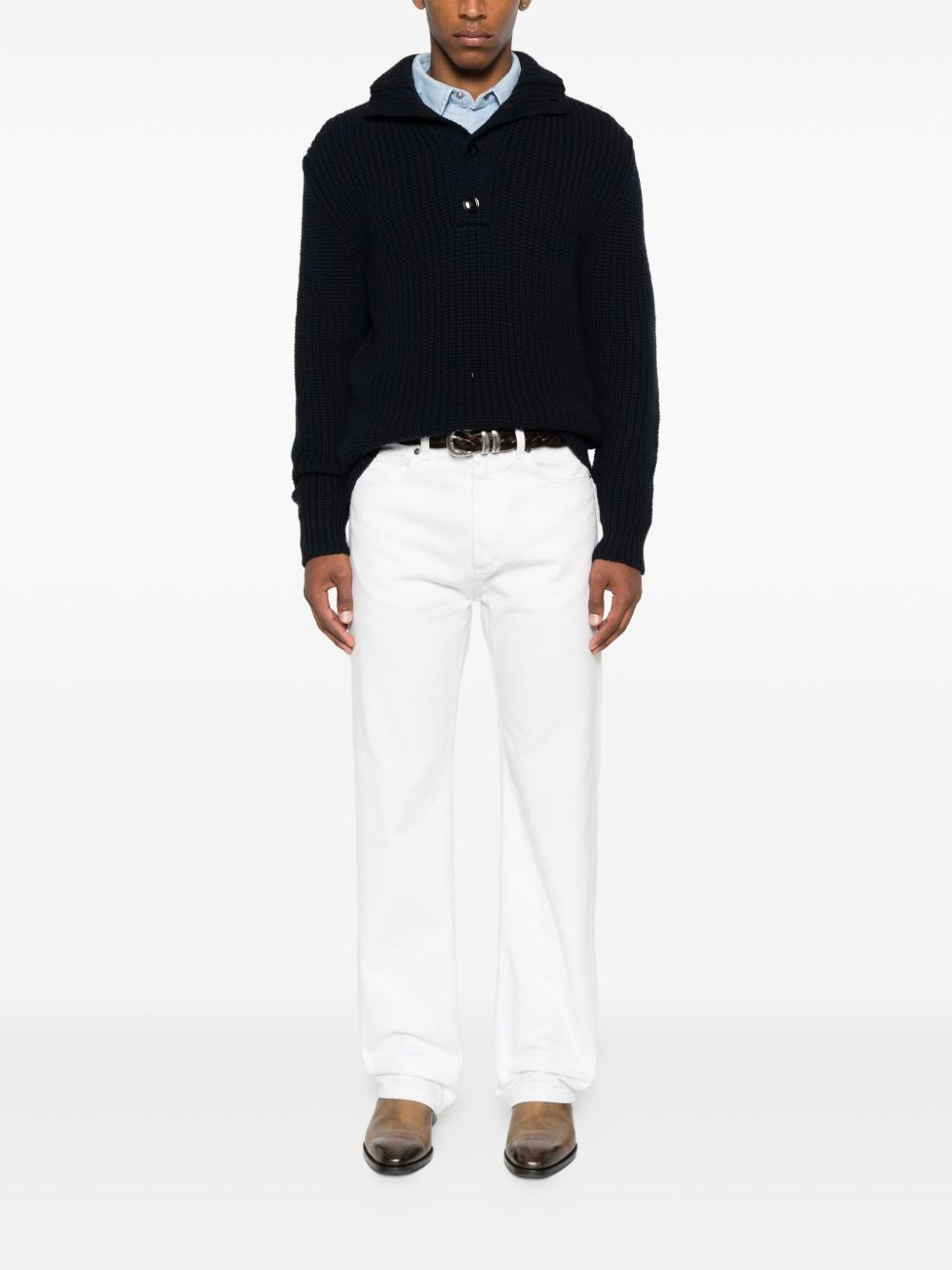 high-neck sweater - 2