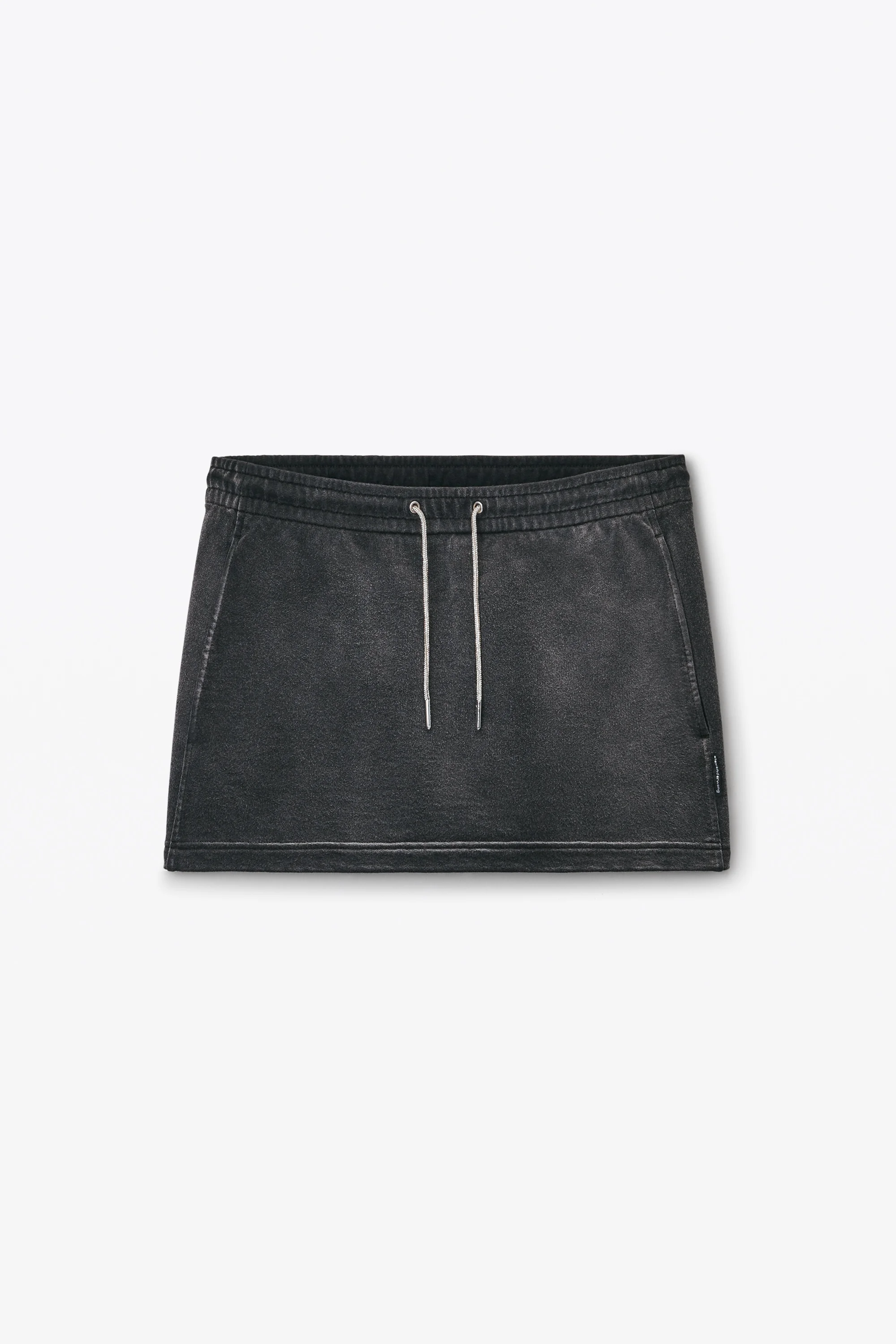 Crystal Hotfix Tube Skirt in Organic Cotton Terry - 1