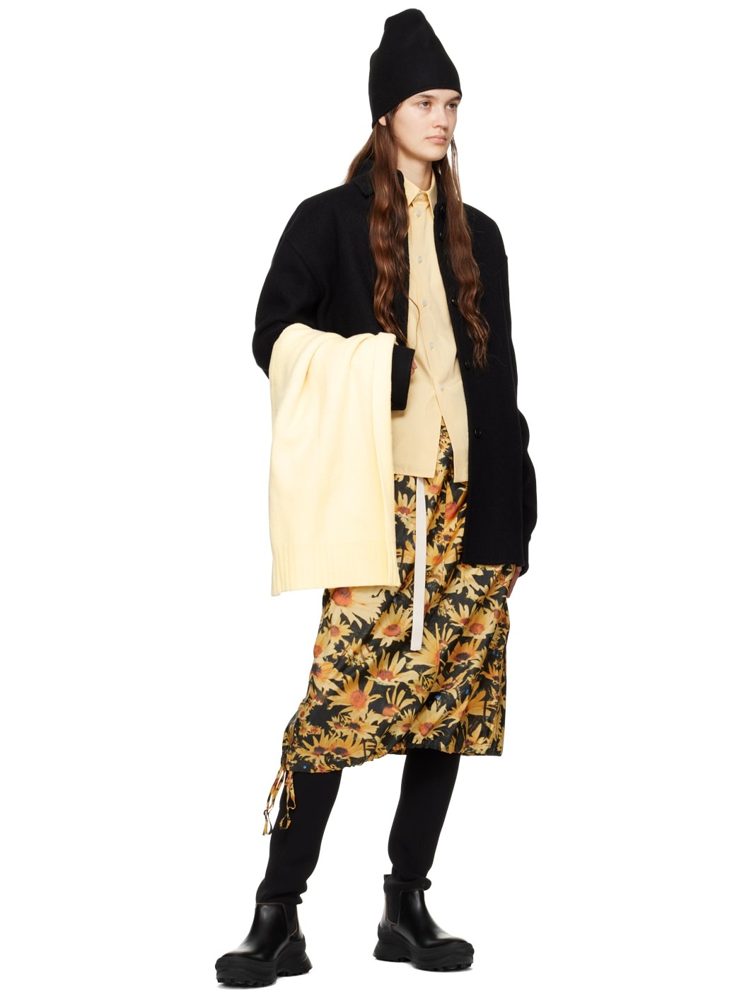 Yellow Patch Scarf - 3