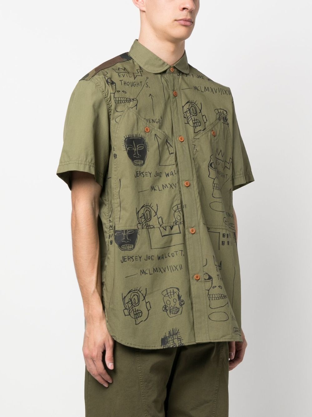 graphic-print cotton shirt - 3