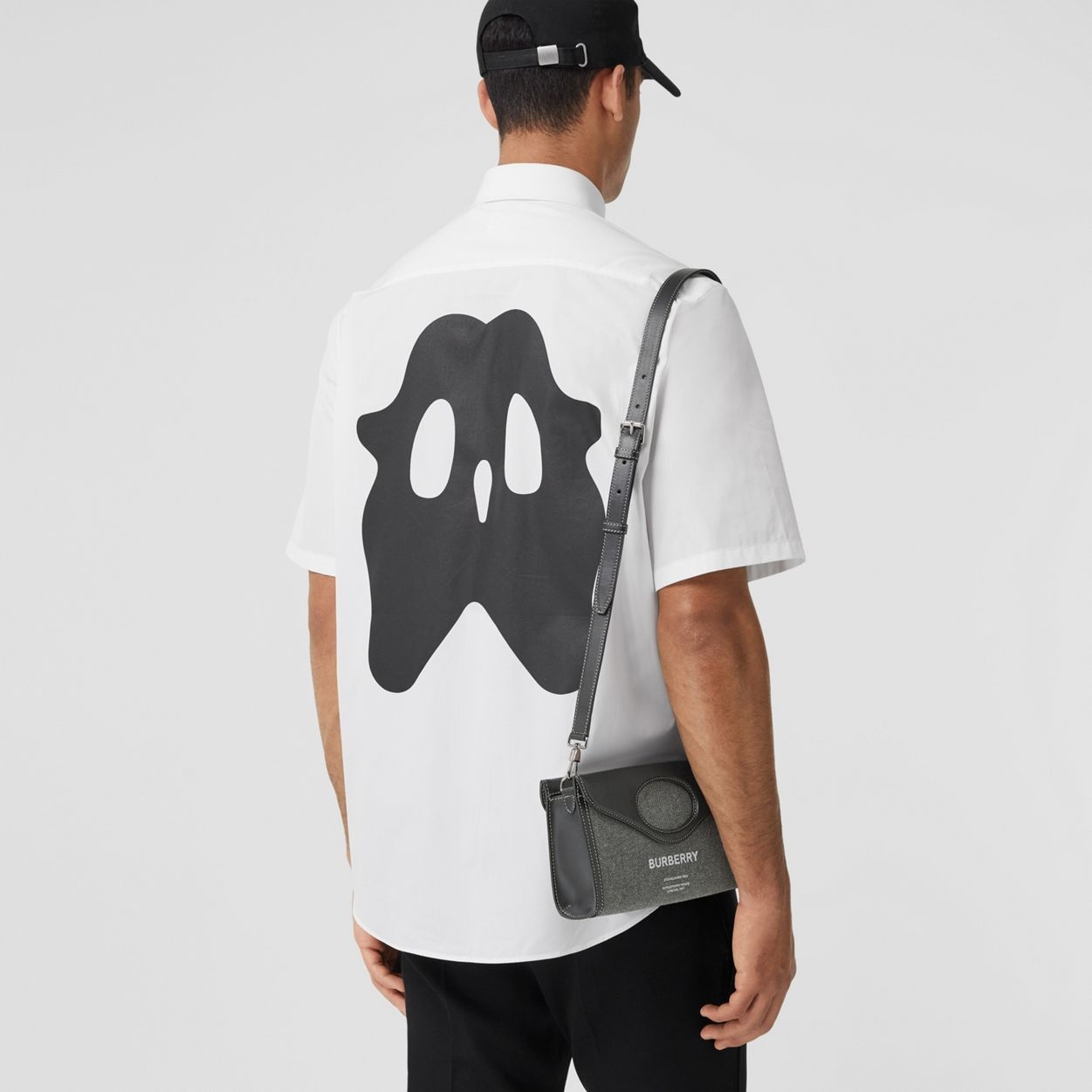 Horseferry Print Canvas Foldover Pocket Bag - 4