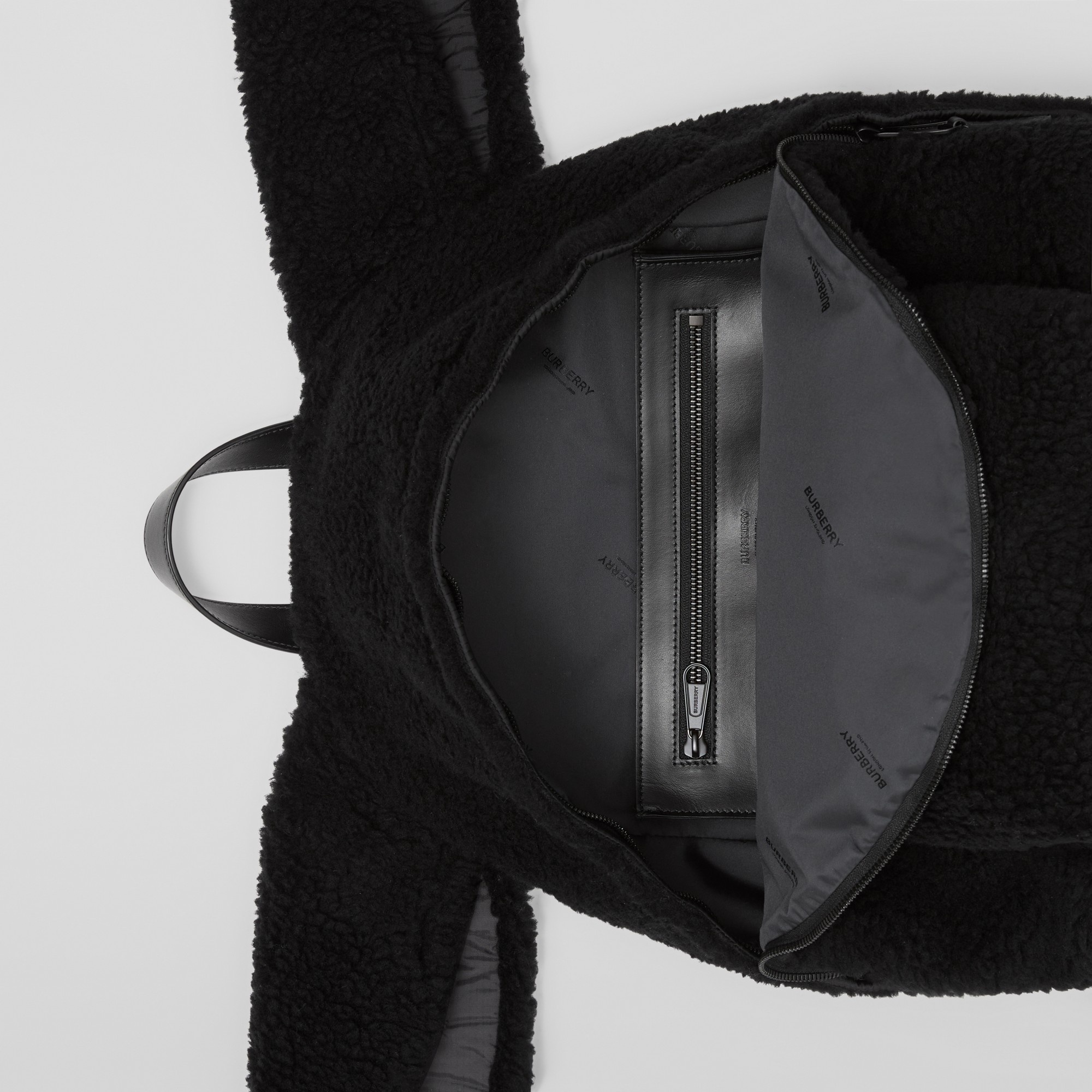 Rabbit Detail Fleece Backpack - 5