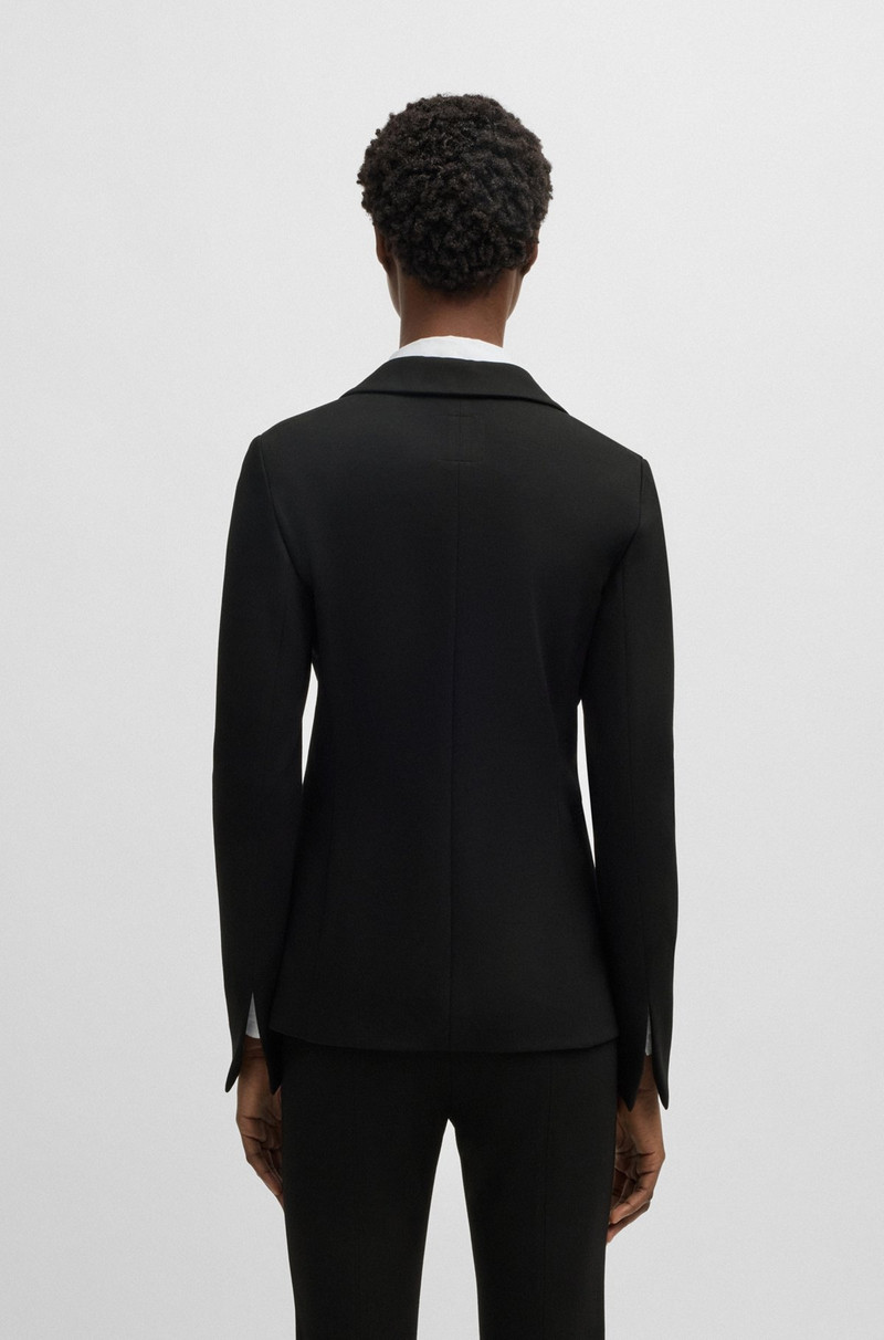 FITTED BLAZER IN STRETCH JERSEY 4