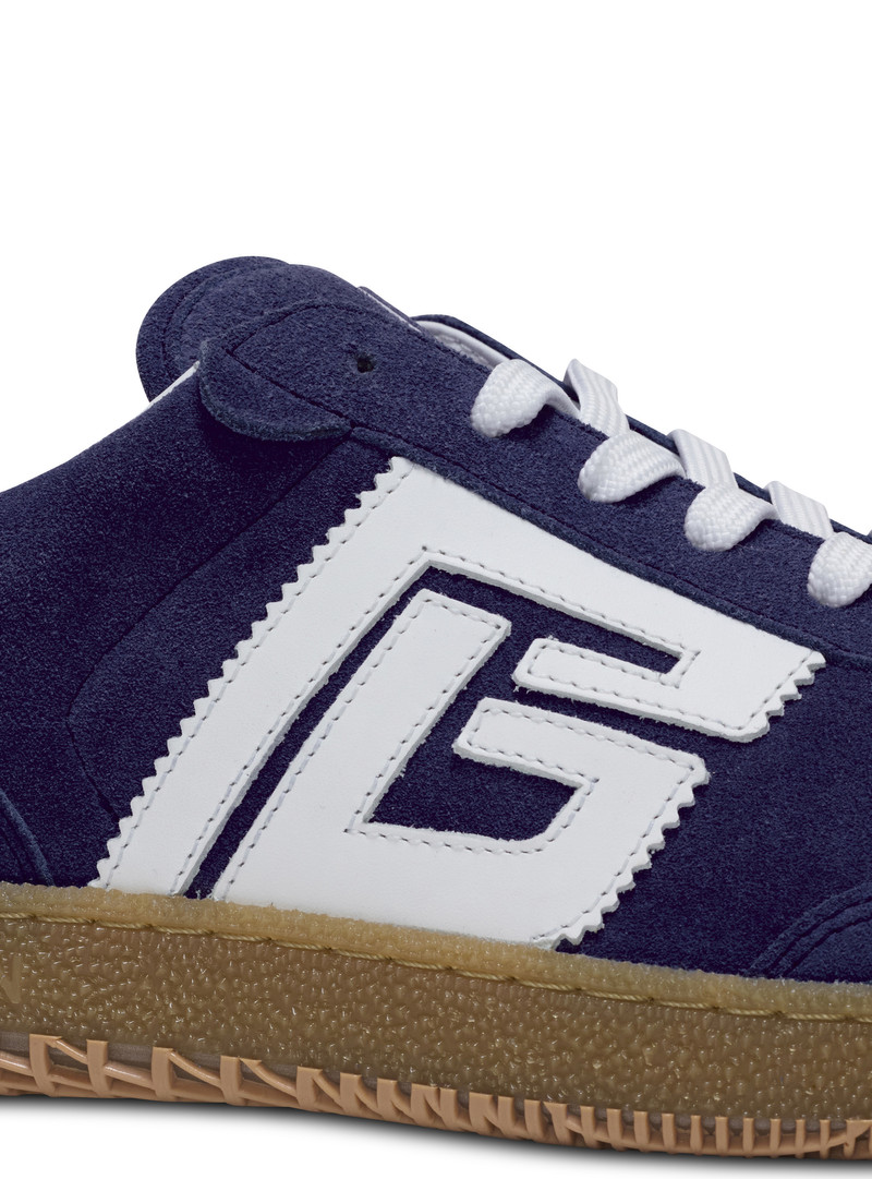 Suede Balmain Swan trainers 9