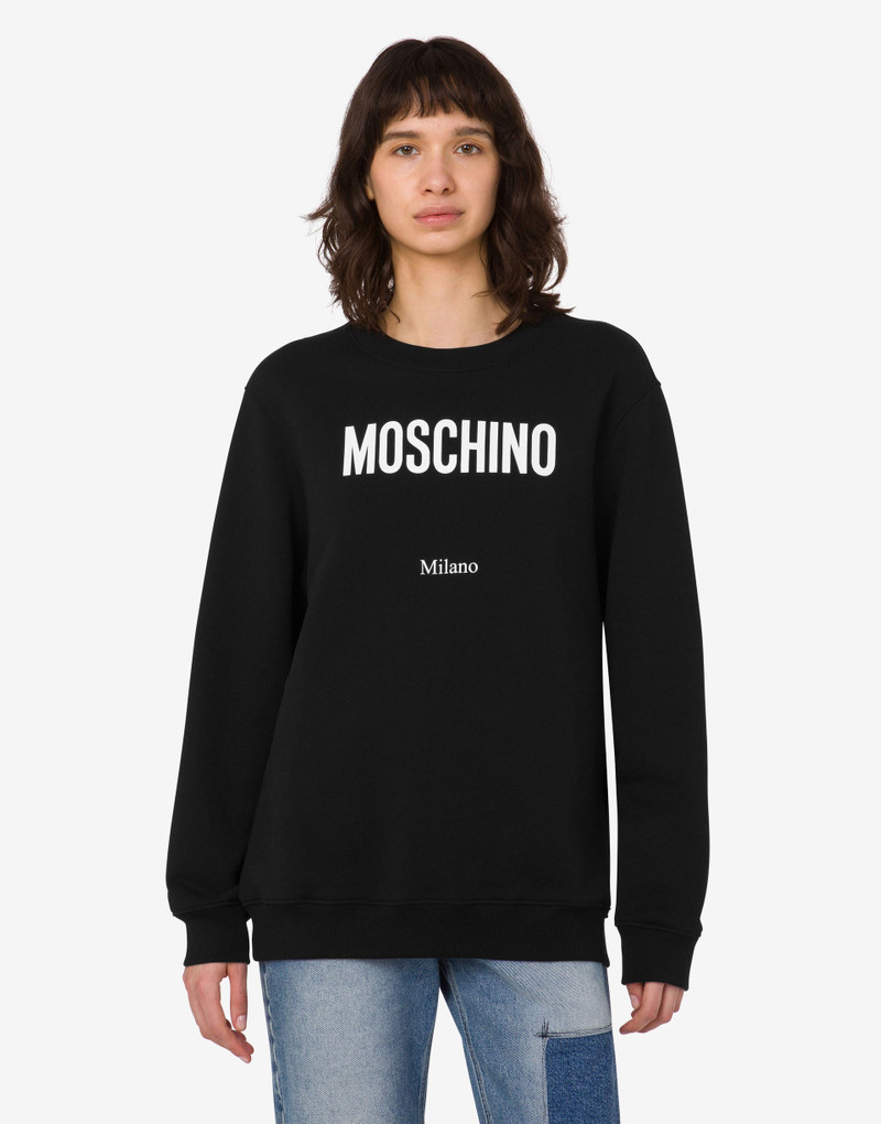 Moschino PRINTED ORGANIC COTTON SWEATSHIRT outlook