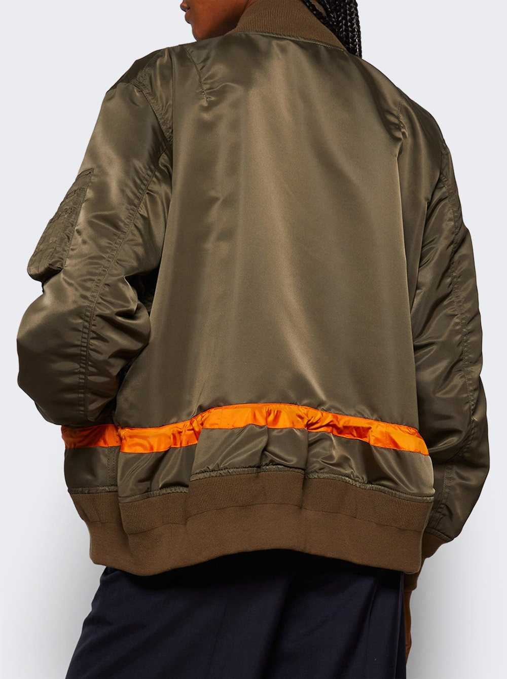 Nylon Twill Blouson Dark Khaki - 4