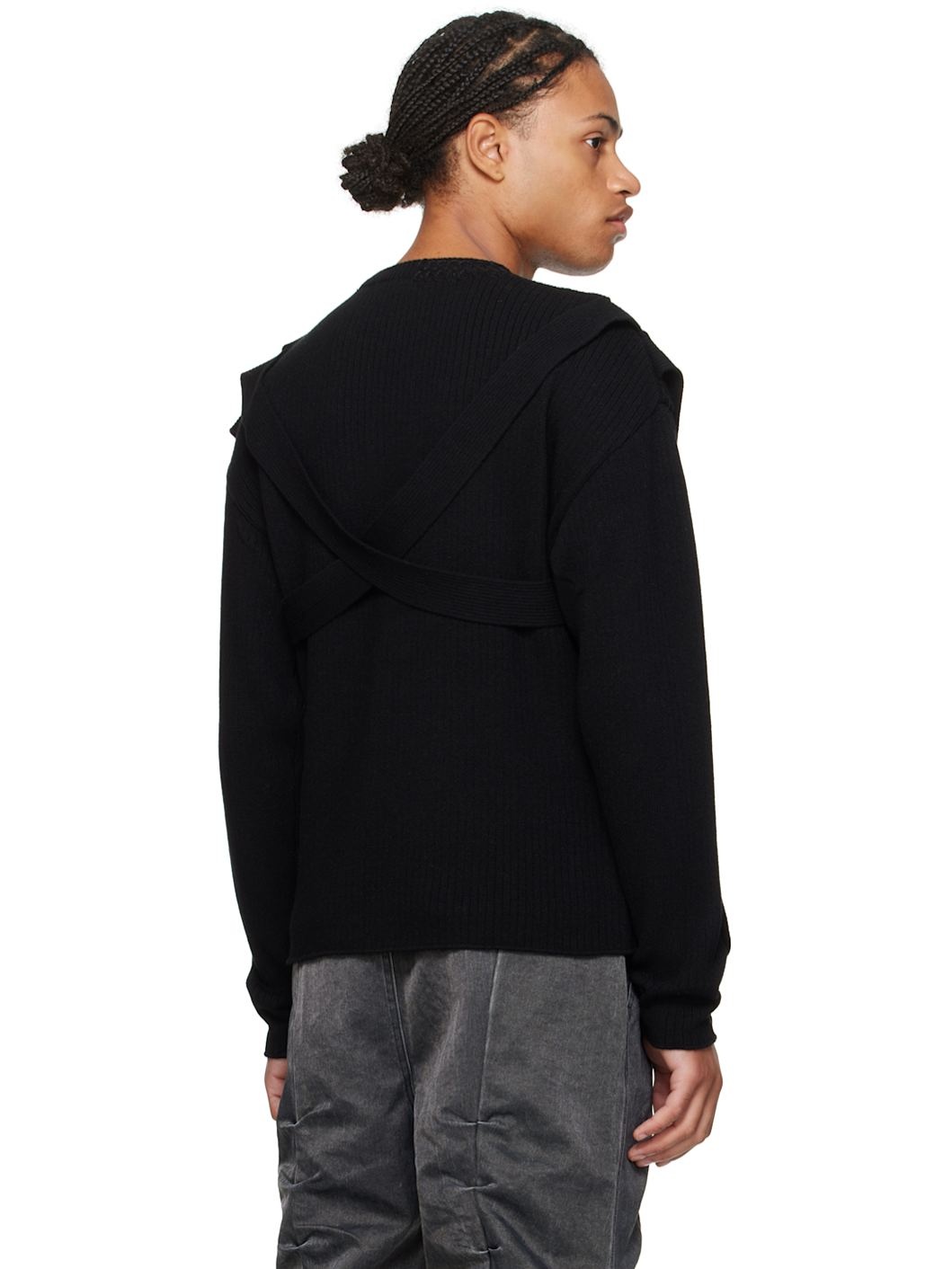Black Harness Sweater - 3