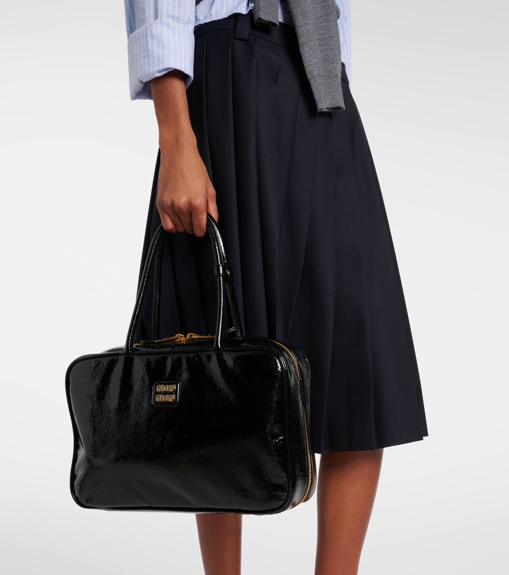 Beau patent leather tote bag - 2