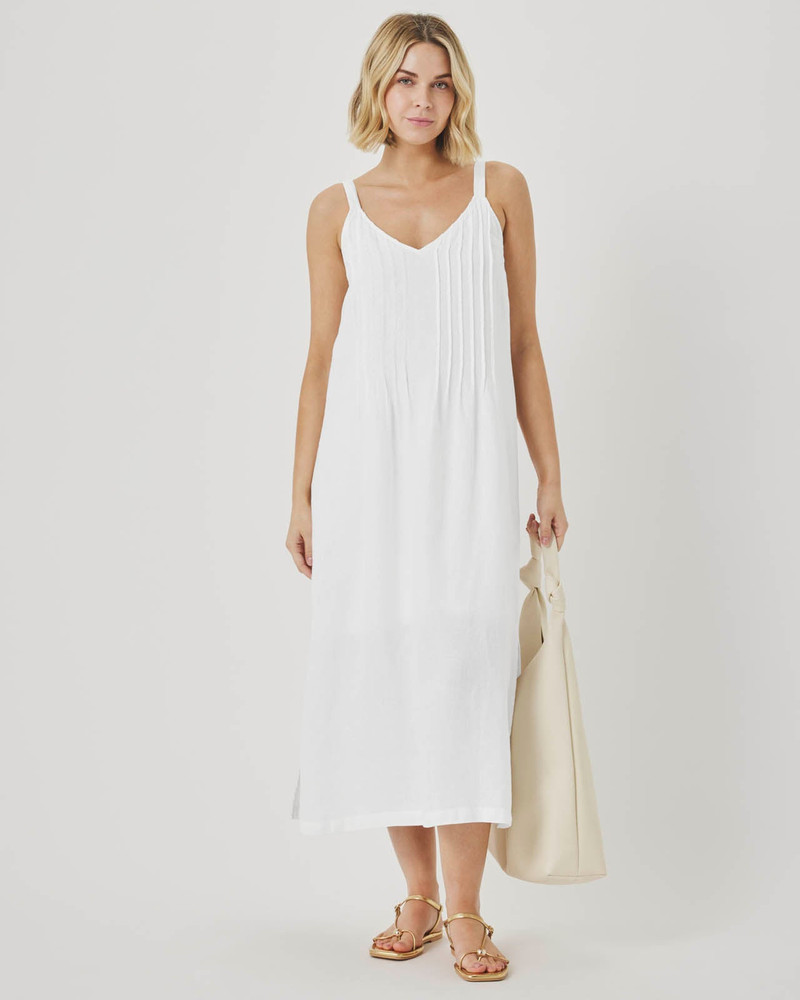 Splendid Stella Linen Midi Dress outlook