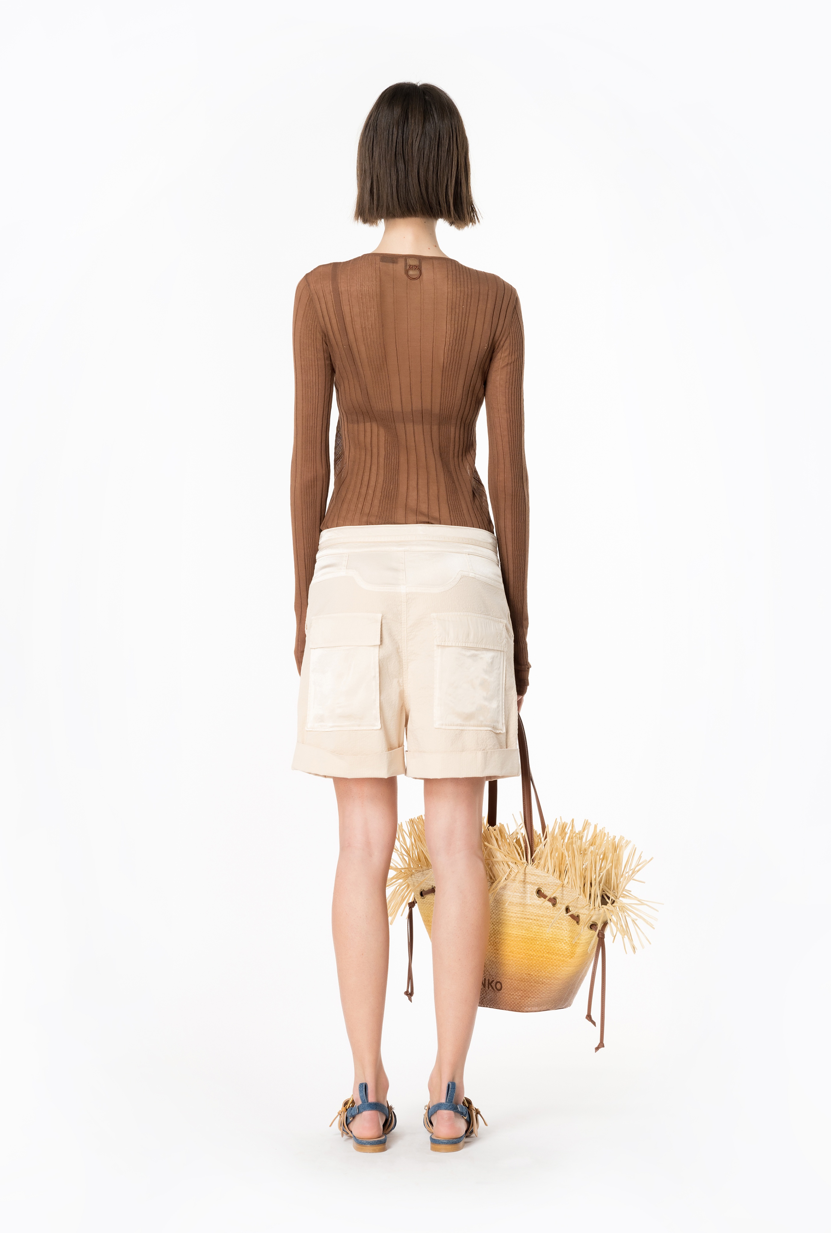 FLOWING SHORTS WITH LARGE POCKETS - 5